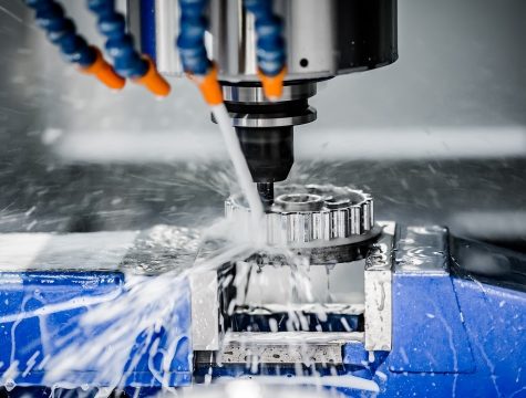 Metalworking CNC milling machine. Cutting metal modern processing technology.; Shutterstock ID 383152465; PO: Werkzeugschleifen